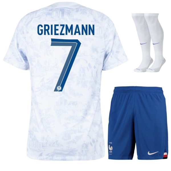 Maillot Kit Enfant Equipe de France Exterieur 2023 2024 Griezmann