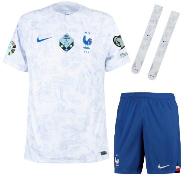 Maillot Kit Enfant France Exterieur Euro 2024 Qualifications