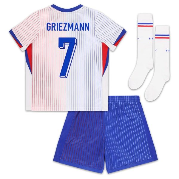 Maillot Kit Enfant Equipe de France Griezmann 2024 2025 Exterieur