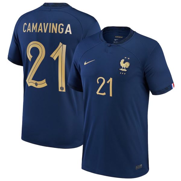 Maillot Enfant Equipe de France Domicile 2023 2024 Camavinga