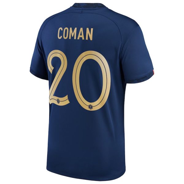 Maillot Enfant Equipe de France Domicile 2023 2024 Coman