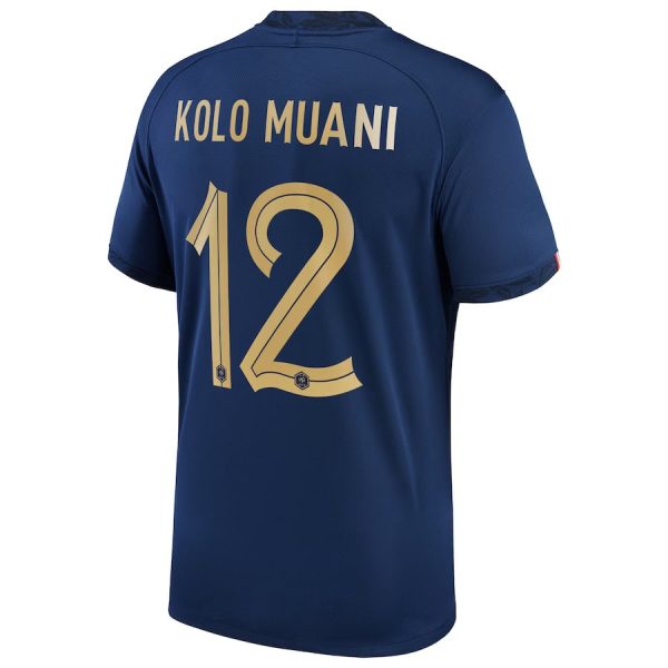 Maillot Enfant Equipe de France Domicile 2023 2024 Kolo Muani