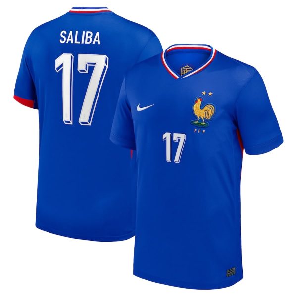 Maillot Equipe de France Domicile 2024 2025 Saliba