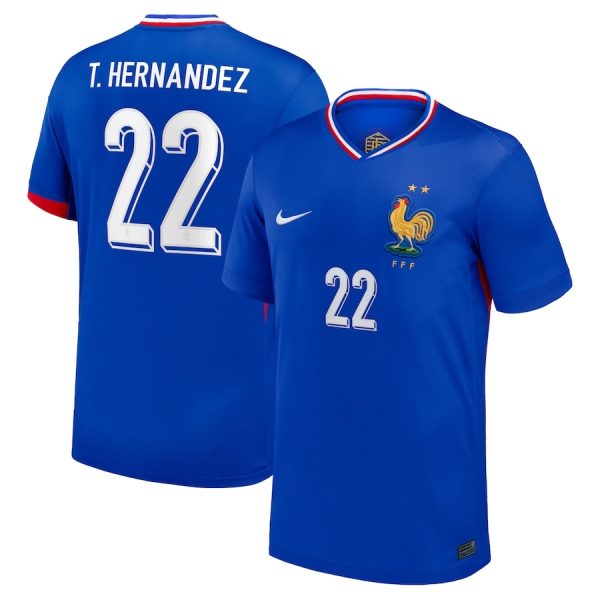 Maillot Equipe de France Domicile 2024 2025 T. Hernandez