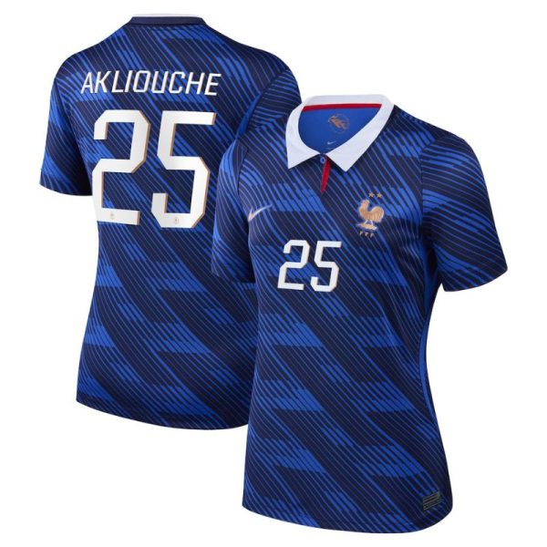 Maillot Equipe de France Femme Domicile Coupe du Monde 2026 Akliouche