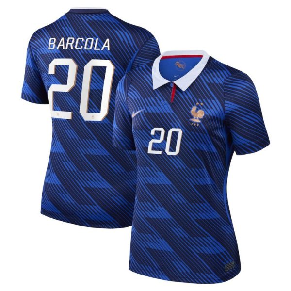 Maillot Equipe de France Femme Domicile Coupe du Monde 2026 Barcola