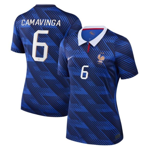 Maillot Equipe de France Femme Domicile Coupe du Monde 2026 Camavinga