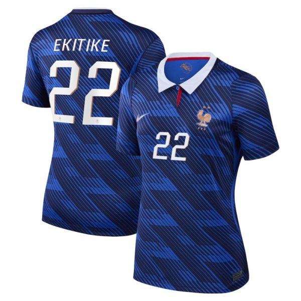 Maillot Equipe de France Femme Domicile Coupe du Monde 2026 Ekitike