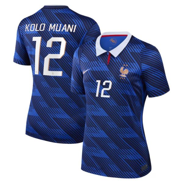Maillot Equipe de France Femme Domicile Coupe du Monde 2026 Kolo Muani