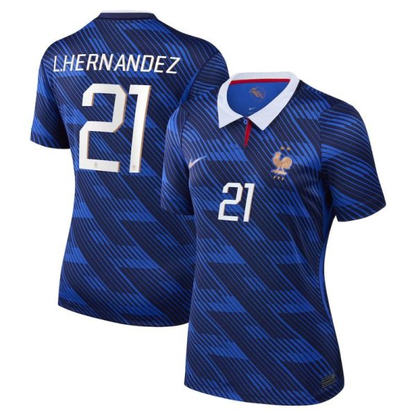 Maillot Equipe de France Femme Domicile Coupe du Monde 2026 Lucas Hernandez