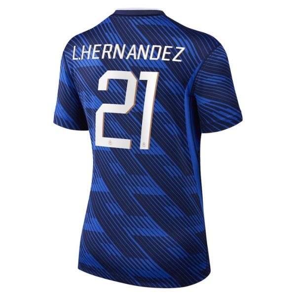 Maillot Equipe de France Femme Domicile Coupe du Monde 2026 Lucas Hernandez