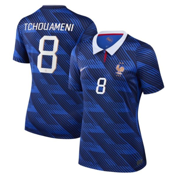 Maillot Equipe de France Femme Domicile Coupe du Monde 2026 Tchouameni