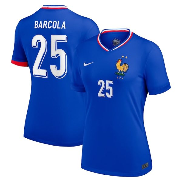 Maillot Equipe de France Femme Domicile 2024 2025 Barcola