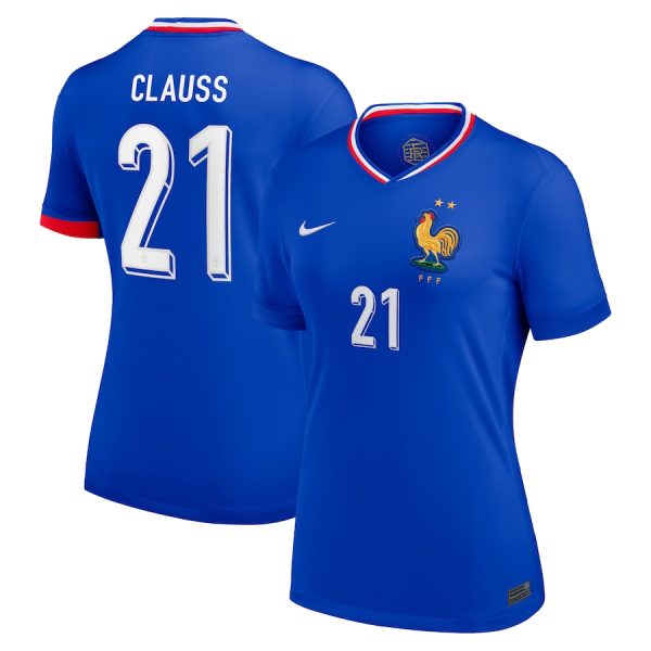 Maillot Equipe de France Femme Domicile 2024 2025 Clauss