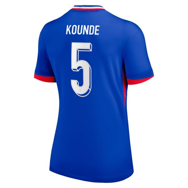 Maillot Equipe de France Femme Domicile 2024 2025 Kounde