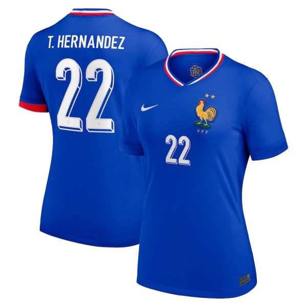 Maillot Equipe de France Femme Domicile 2024 2025 T. Hernandez