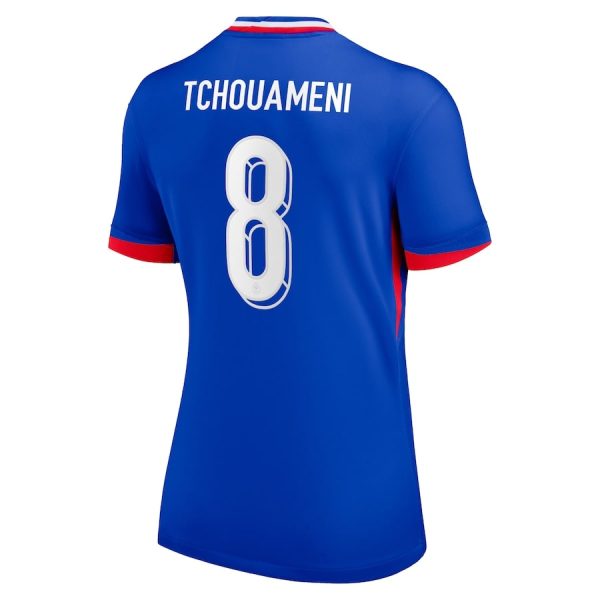 Maillot Equipe de France Femme Domicile 2024 2025 Tchouameni