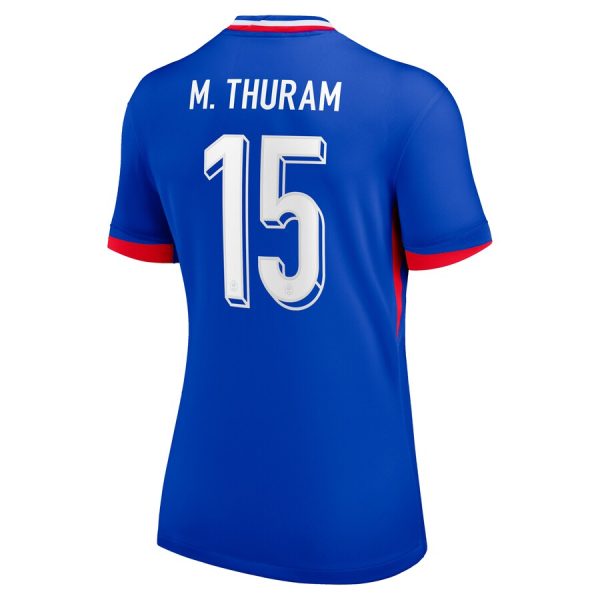 Maillot Equipe de France Femme Domicile 2024 2025 Thuram