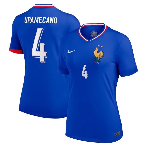 Maillot Equipe de France Femme Domicile 2024 2025 Upamecano