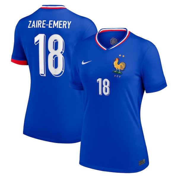 Maillot Equipe de France Femme Domicile 2024 2025 Zaire Emery