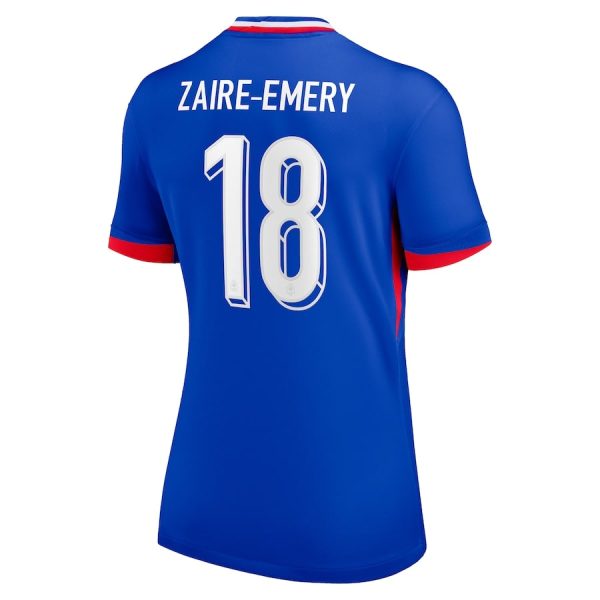 Maillot Equipe de France Femme Domicile 2024 2025 Zaire Emery