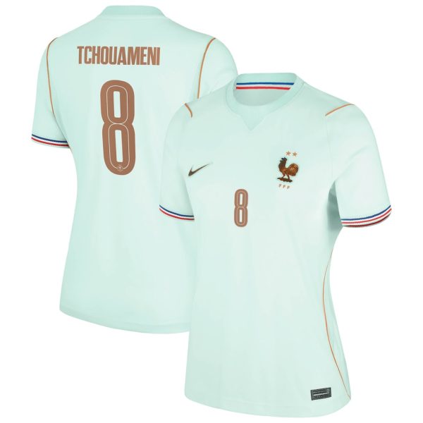 Maillot Equipe de France Femme Exterieur Coupe du Monde 2026 Tchouameni