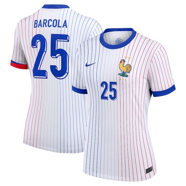 Maillot Equipe de France Femme Exterieur 2024 2025 Barcola