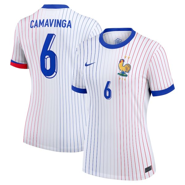 Maillot Equipe de France Femme Exterieur 2024 2025 Camavinga