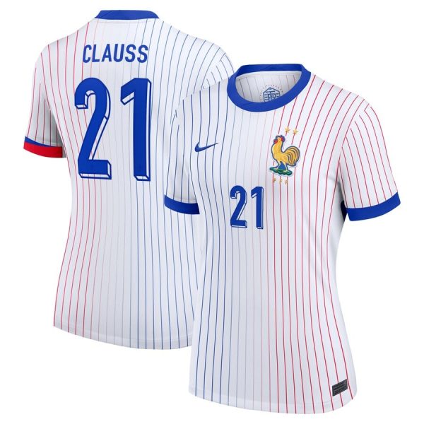 Maillot Equipe de France Femme Exterieur 2024 2025 Clauss