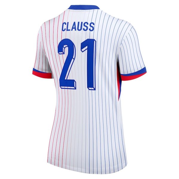Maillot Equipe de France Femme Exterieur 2024 2025 Clauss