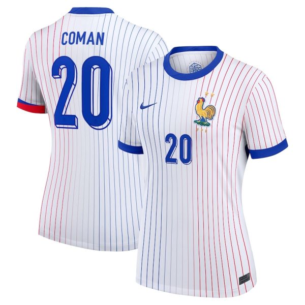 Maillot Equipe de France Femme Exterieur 2024 2025 Coman