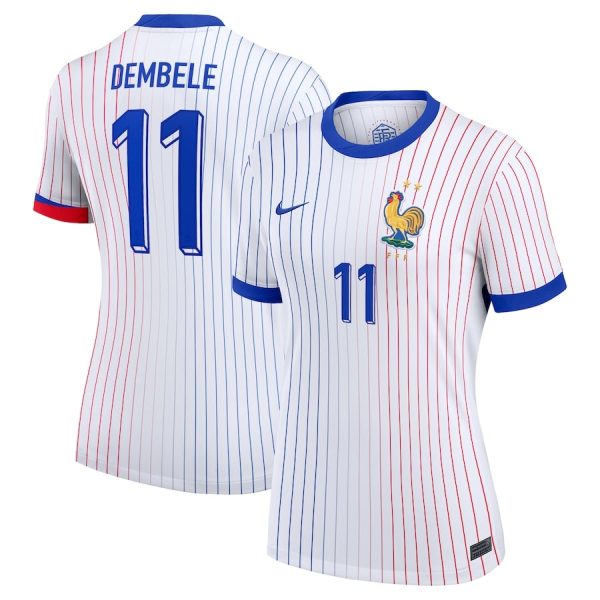 Maillot Equipe de France Femme Exterieur 2024 2025 Dembele