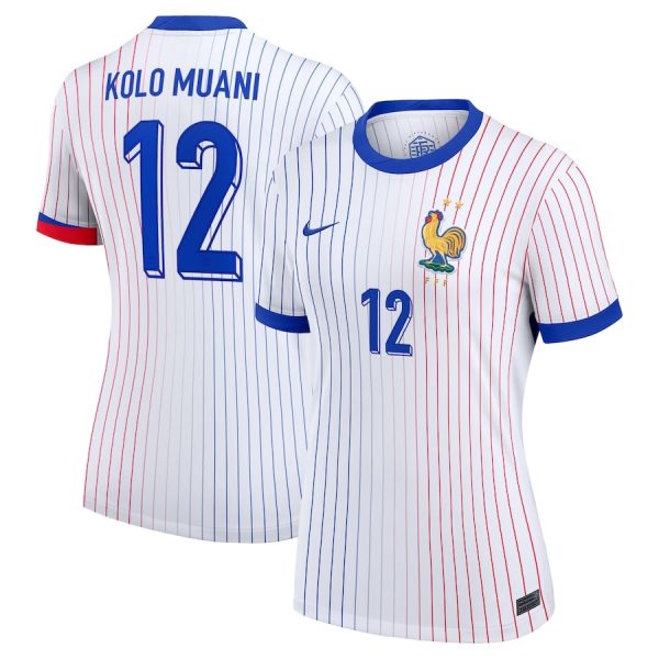 Maillot Equipe de France Femme Exterieur 2024 2025 Kolo Muani