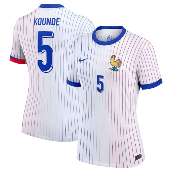 Maillot Equipe de France Femme Exterieur 2024 2025 Kounde