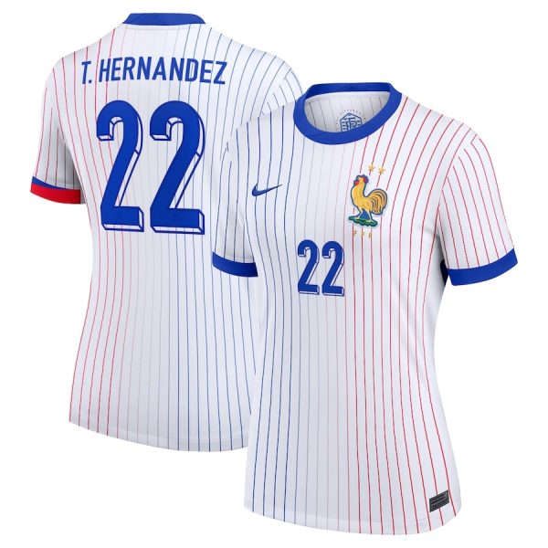 Maillot Equipe de France Femme Exterieur 2024 2025 T. Hernandez