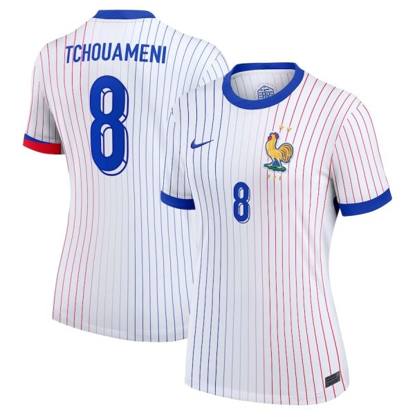 Maillot Equipe de France Femme Exterieur 2024 2025 Tchouameni