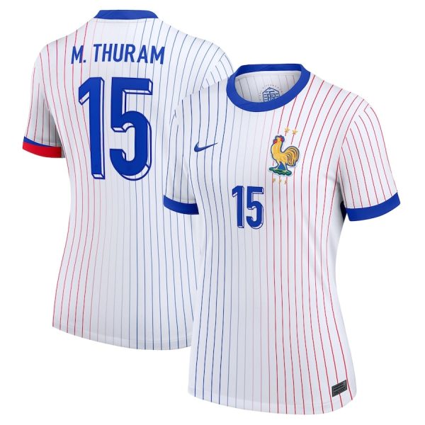 Maillot Equipe de France Femme Exterieur 2024 2025 Thuram