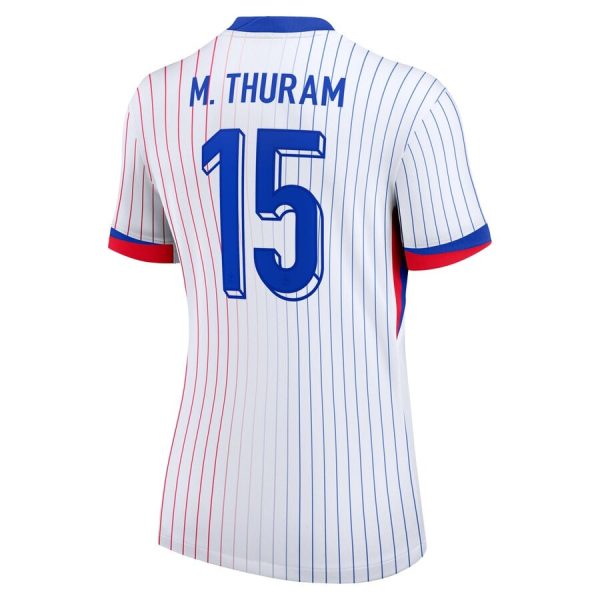 Maillot Equipe de France Femme Exterieur 2024 2025 Thuram