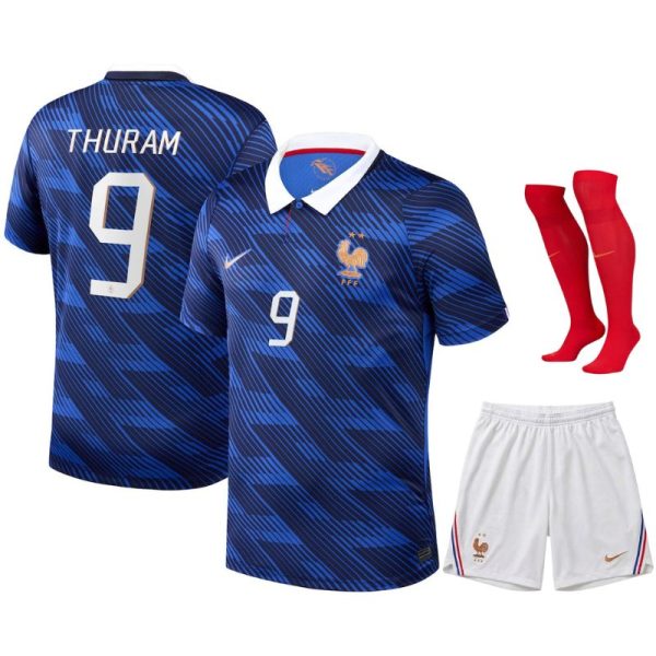 Maillot Equipe de France Kit Enfant Domicile Coupe du Monde 2026 Thuram