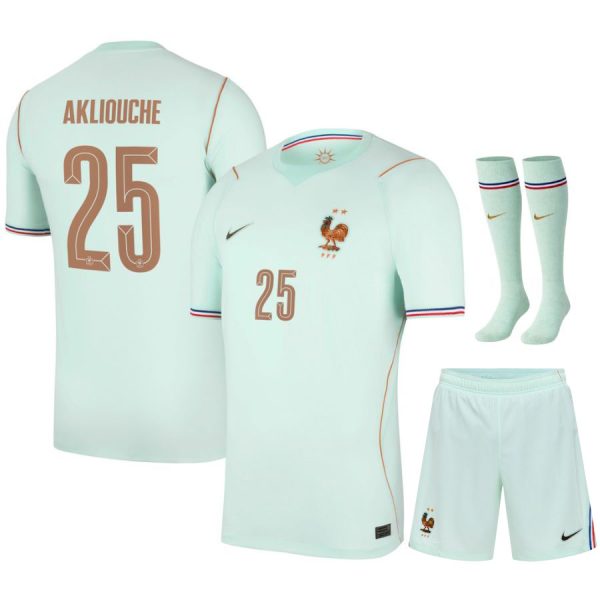 Maillot Equipe de France Kit Enfant Exterieur Coupe du Monde 2026 Akliouche