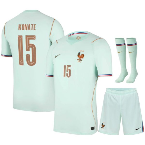 Maillot Equipe de France Kit Enfant Exterieur Coupe du Monde 2026 Konate