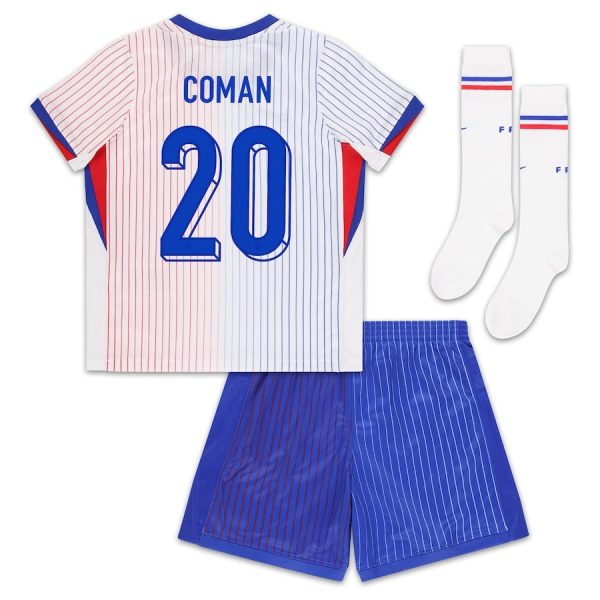 Maillot Kit Enfant Equipe de France Exterieur 2024 2025 Coman