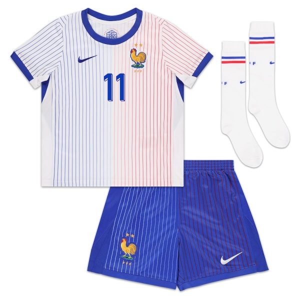 Maillot Kit Enfant Equipe de France Exterieur 2024 2025 Dembele