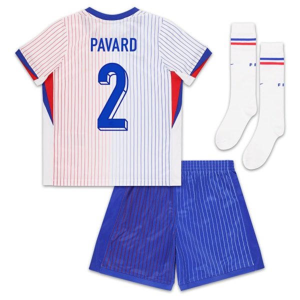 Maillot Kit Enfant Equipe de France Exterieur 2024 2025 Pavard
