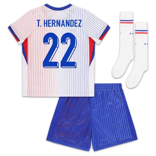 Maillot Kit Enfant Equipe de France Exterieur 2024 2025 T. Hernandez