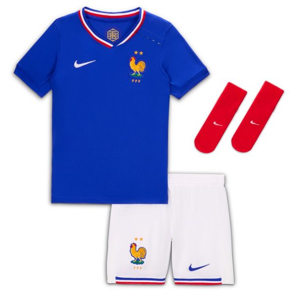 Maillot Kit Enfant Equipe de France Domicile 2024 2025 Clauss