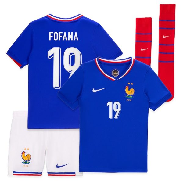 Maillot Kit Enfant Equipe de France Domicile 2024 2025 Fofana