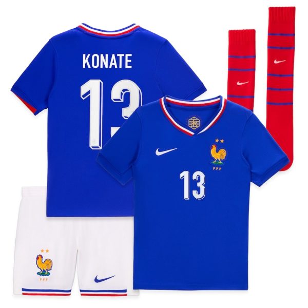 Maillot Kit Enfant Equipe de France Domicile 2024 2025 Konate