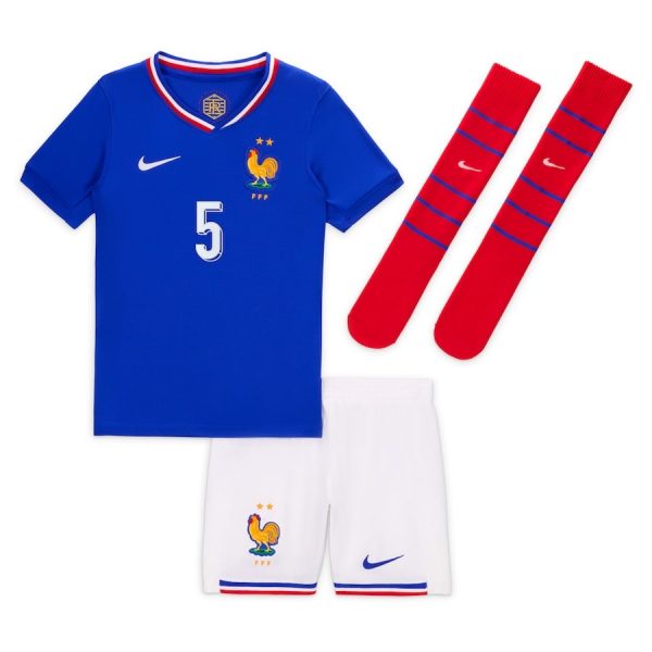 Maillot Kit Enfant Equipe de France Domicile 2024 2025 Kounde