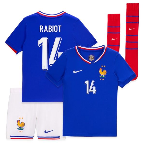 Maillot Kit Enfant Equipe de France 2024 2025 Domicile Rabiot